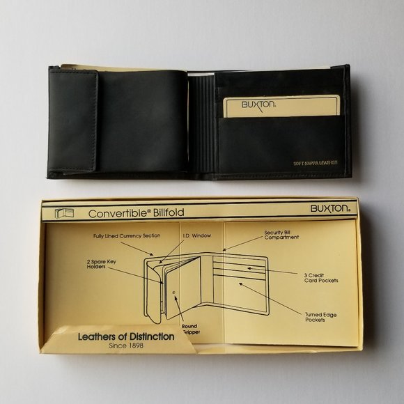Buxton Other - 🆕 BUXTON Convertible Billfold - VINTAGE - 🆕 BRAND NEW